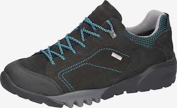 WALDLÄUFER Athletic Lace-Up Shoes in Black: front