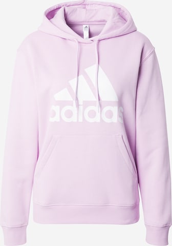 Sweat de sport 'Essentials' ADIDAS SPORTSWEAR en violet : devant