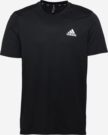 ADIDAS SPORTSWEAR Sportshirt 'Aeroready Designed To Move Feelready' in Schwarz: predná strana