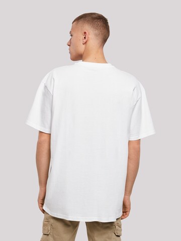 T-Shirt 'Kindness' F4NT4STIC en blanc