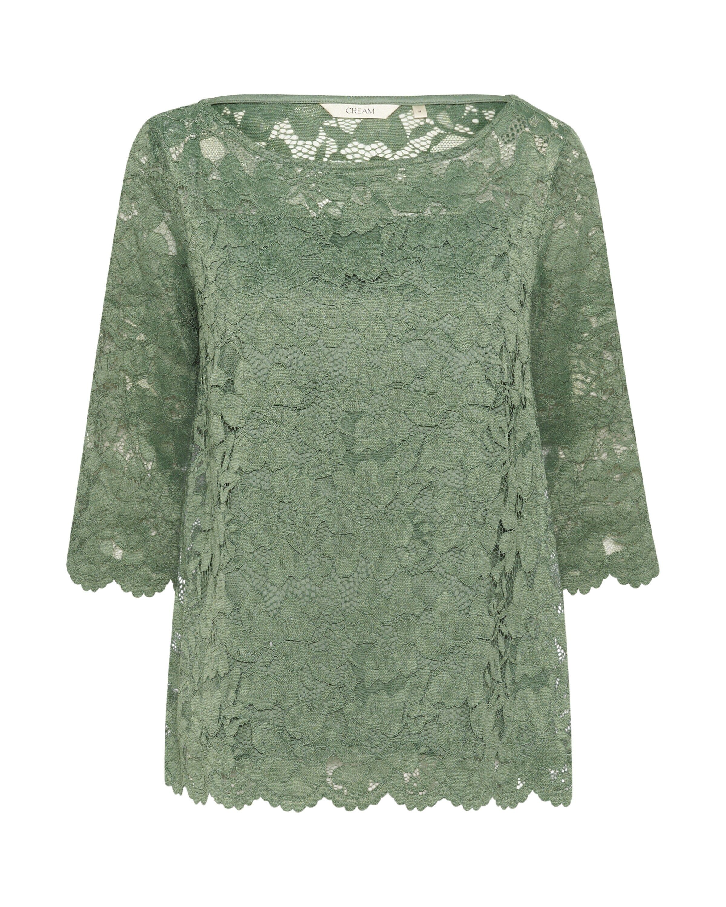 Cream Bluse 'Pria' in Grün: Vorderseite