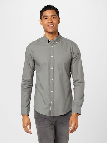 Only & Sons Regular fit Button Up Shirt 'NEIL' in Grey: front