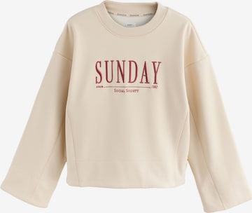 smėlio Next Megztinis be užsegimo 'Sunday': priekis