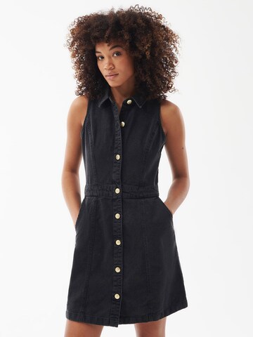 Barbour International Košeľové šaty 'Lockhart' - Čierna: predná strana