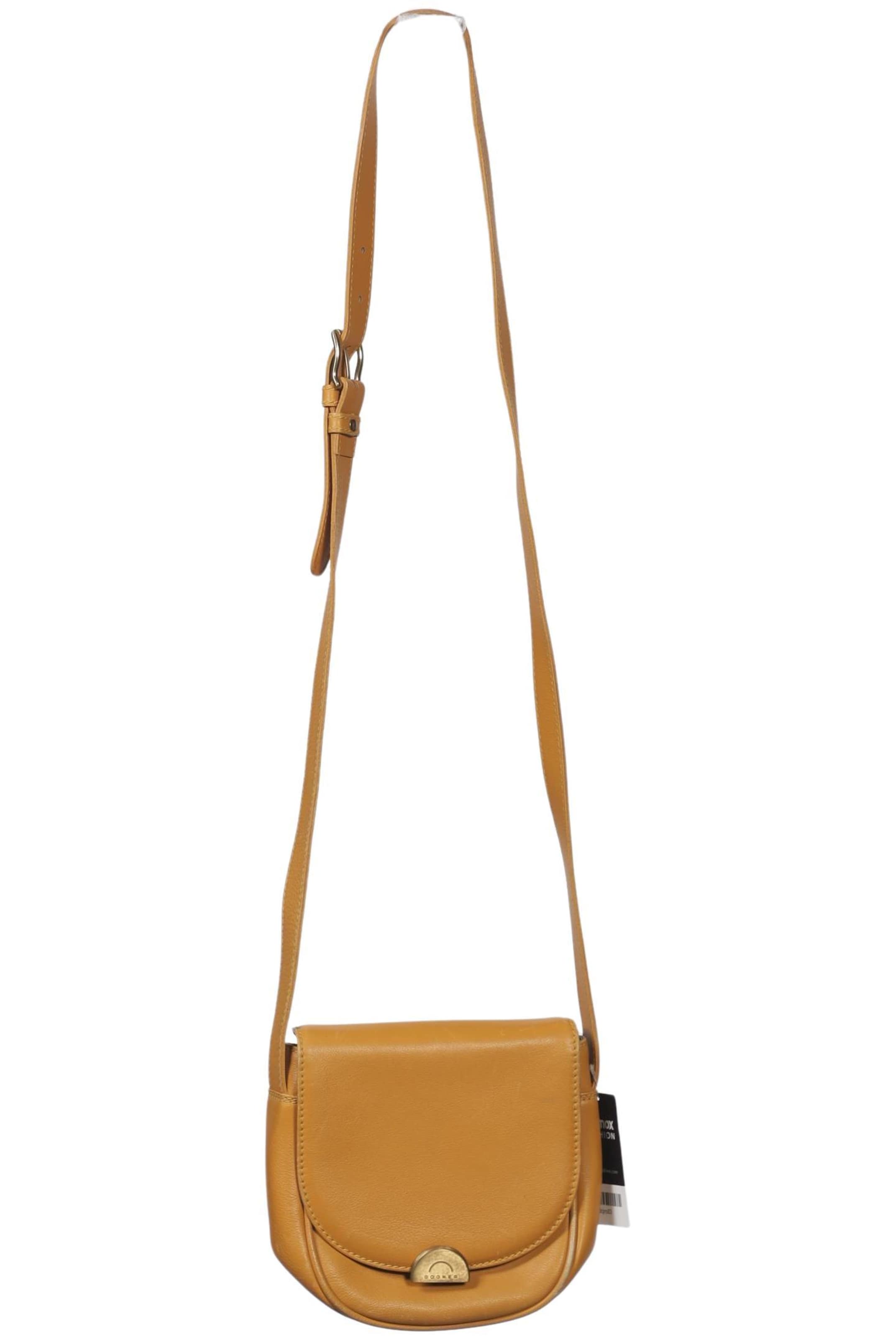 BOGNER Handtasche klein Leder One Size in Gelb: Vorderseite