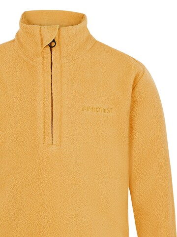 PROTEST Athletic Sweatshirt 'PRTPERFECT TD' in Yellow