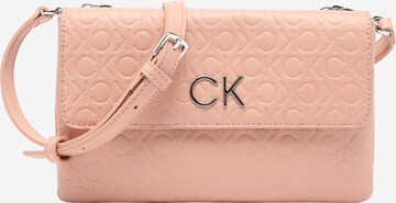 Calvin Klein - Bolso de hombro en rosa: frente