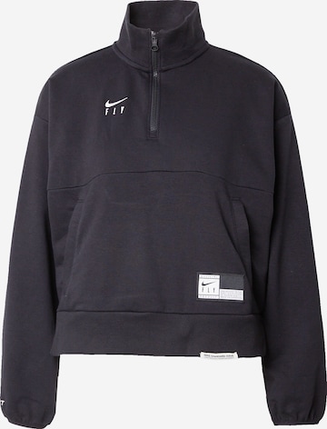 NIKE Sport sweatshirt 'NOVELTY' i svart: framsida