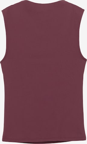 Haut Pull&Bear en rouge : devant