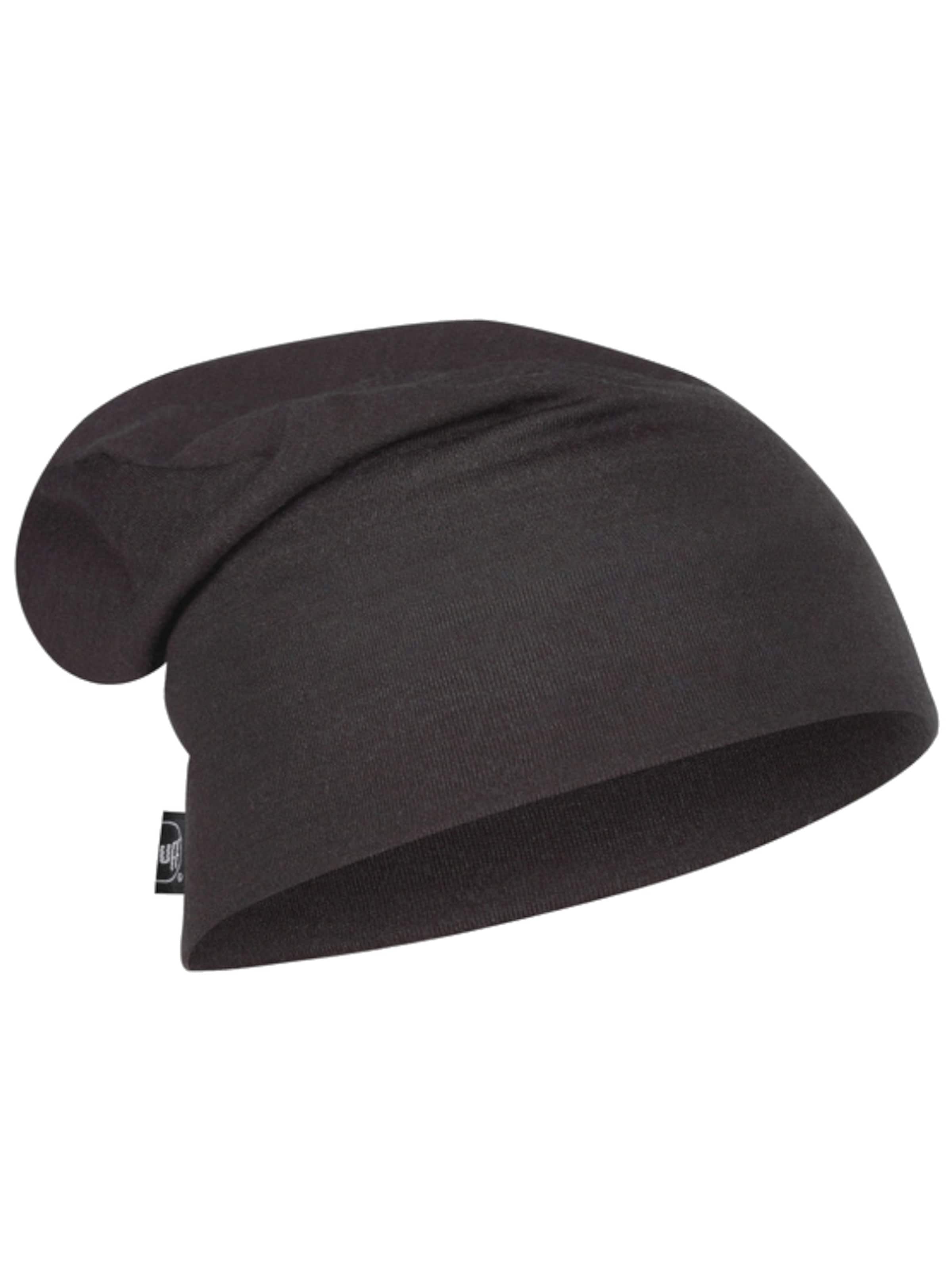 BUFF Mütze 'Buff Merino Heavyweight Beanie'‌‌‌‌‌‌ in Schwarz: Vorderseite