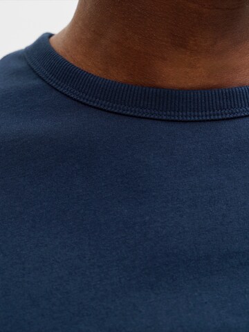 Tricou 'JJCOLLEGE' de la Jack & Jones Plus pe albastru