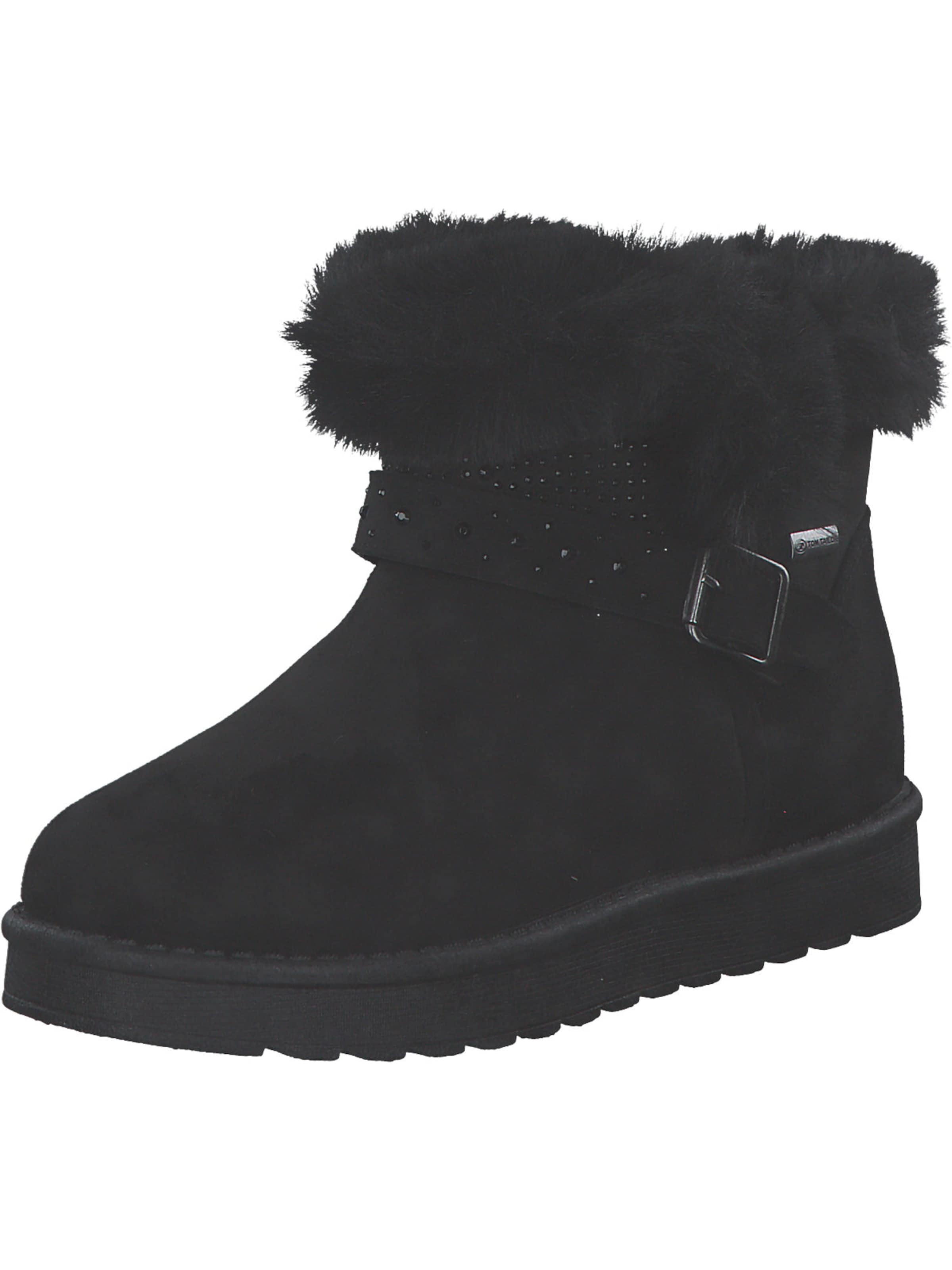 Bottes '8470070' TOM TAILOR en noir : devant