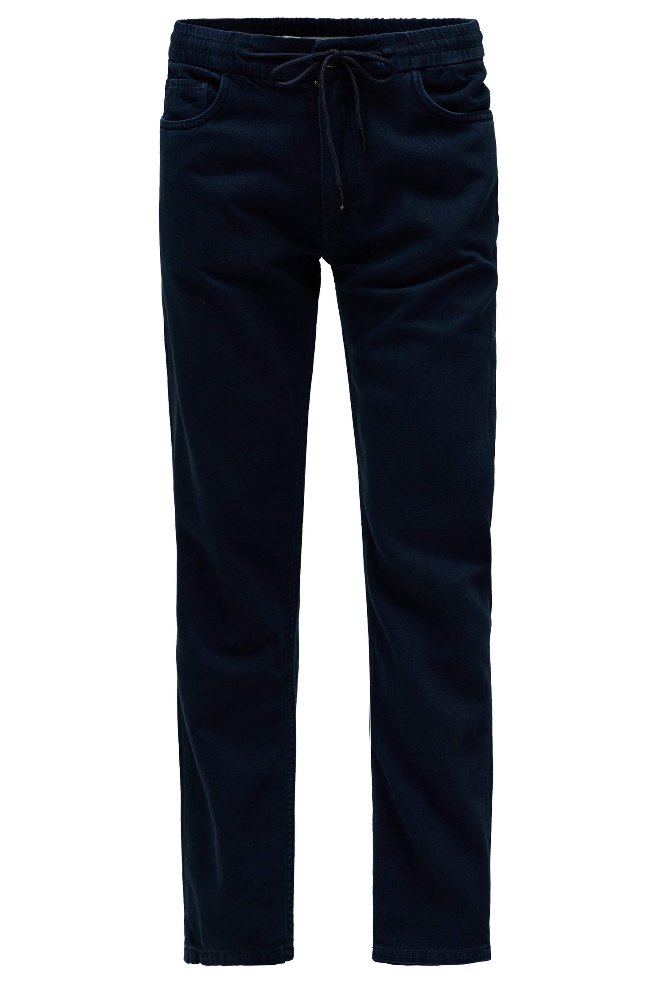 Salsa Jeans Regular Trousers in Black: front