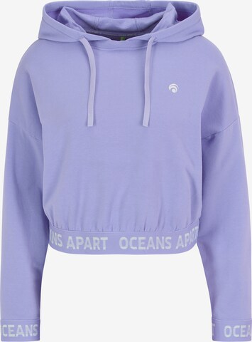 OCEANSAPART - Sudadera 'Beauty' en lila: frente