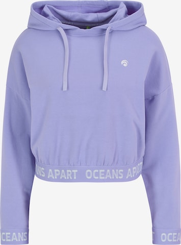 OCEANSAPART - Sweatshirt 'Beauty' em roxo: frente