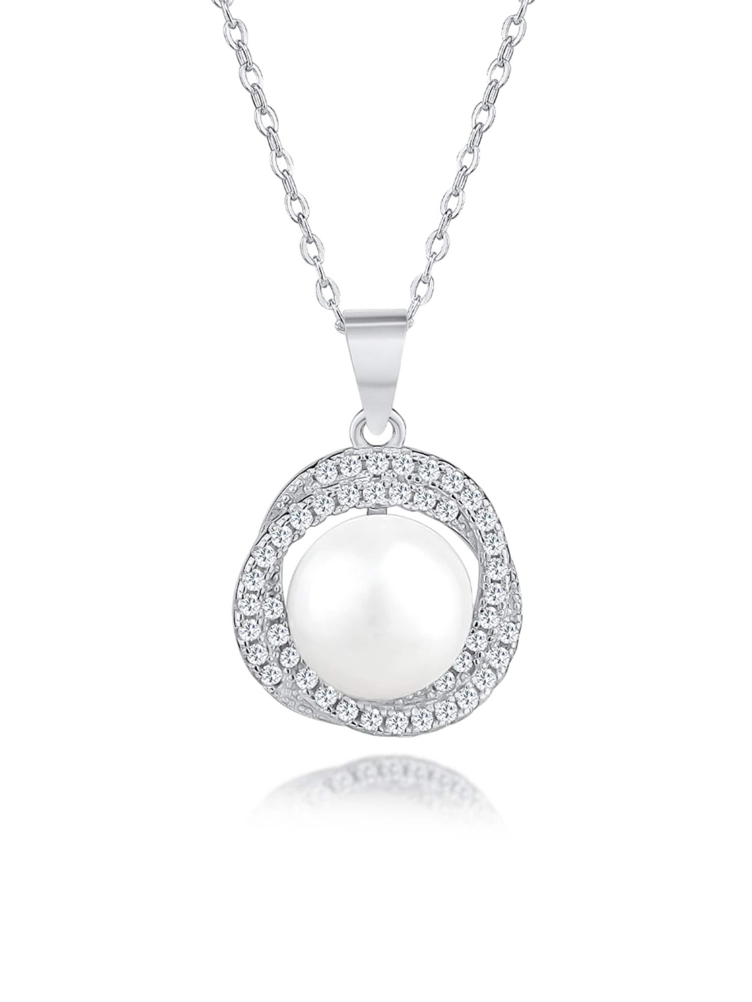 DANIEL CLIFFORD Kette 'Dara'‌‌‌‌‌ in Silber: Vorderseite