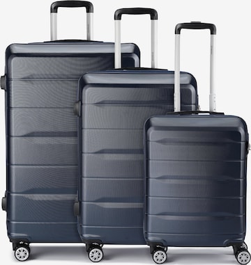 Ensemble de bagages Benzi en bleu : devant