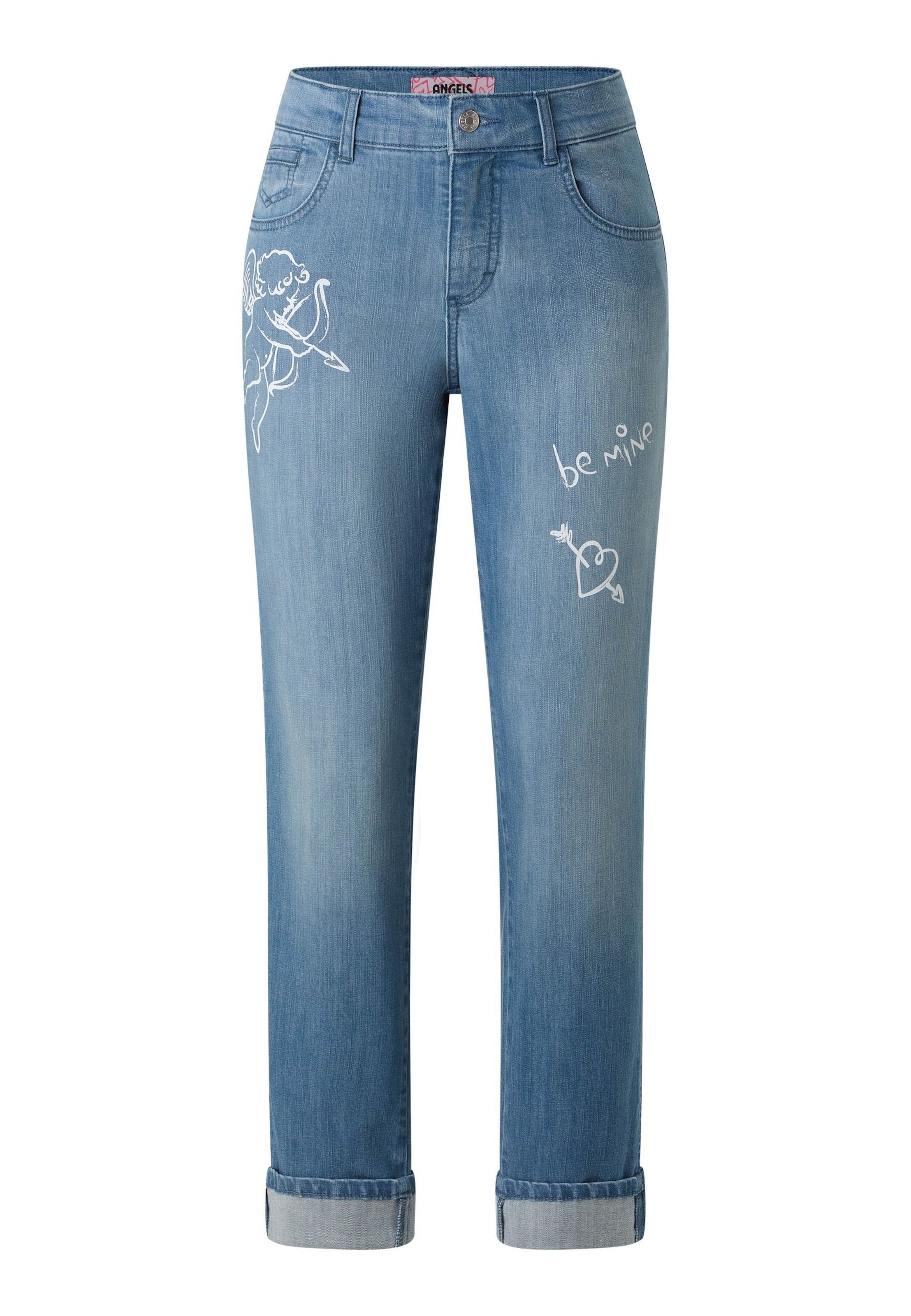 Angels Tapered Jeans 'Darleen Love' in Blau: Vorderseite