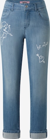 Angels Tapered Jeans 'Darleen Love' in Blau: Vorderseite