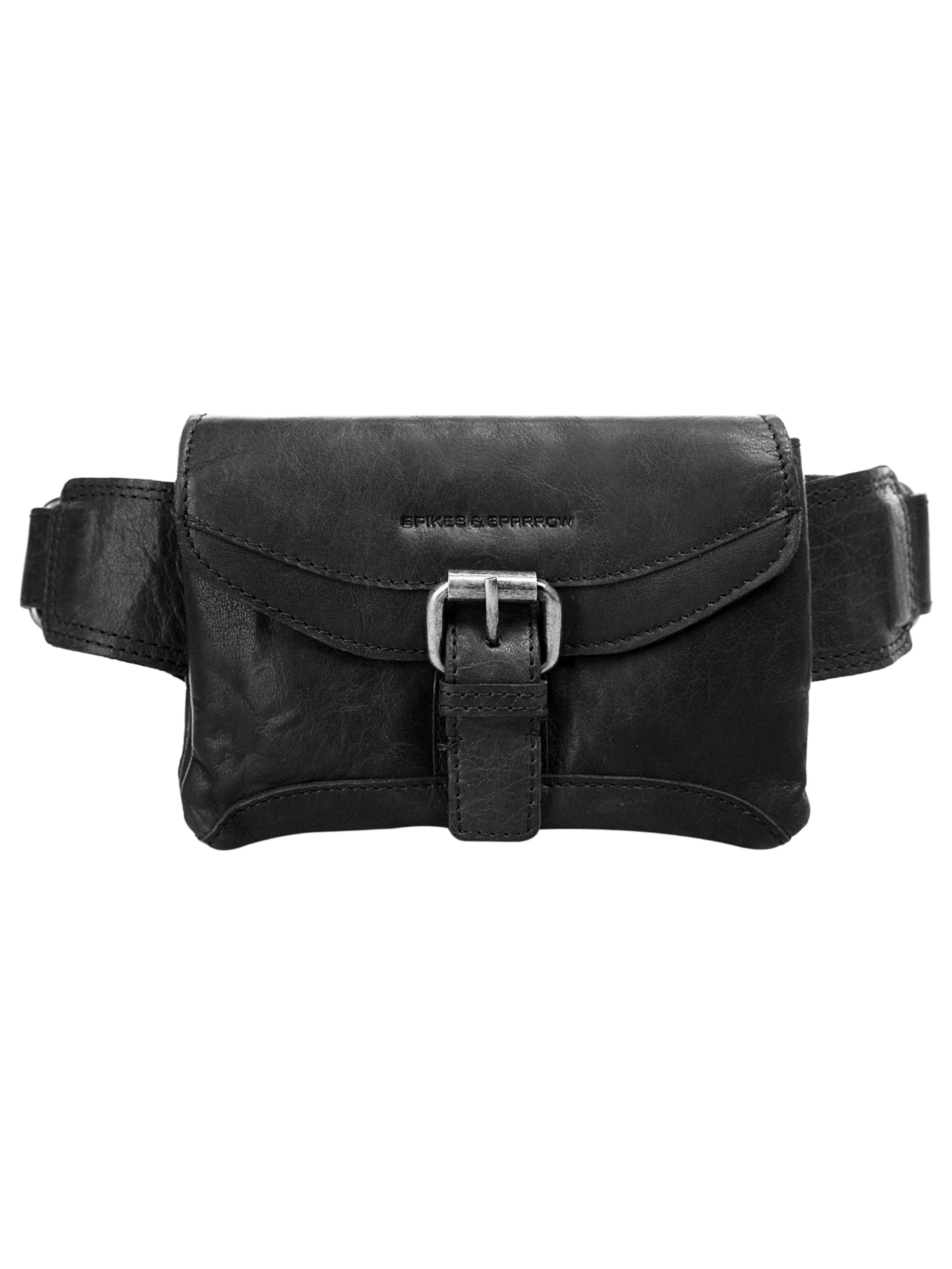 Spikes & Sparrow Fanny Pack in Black: front