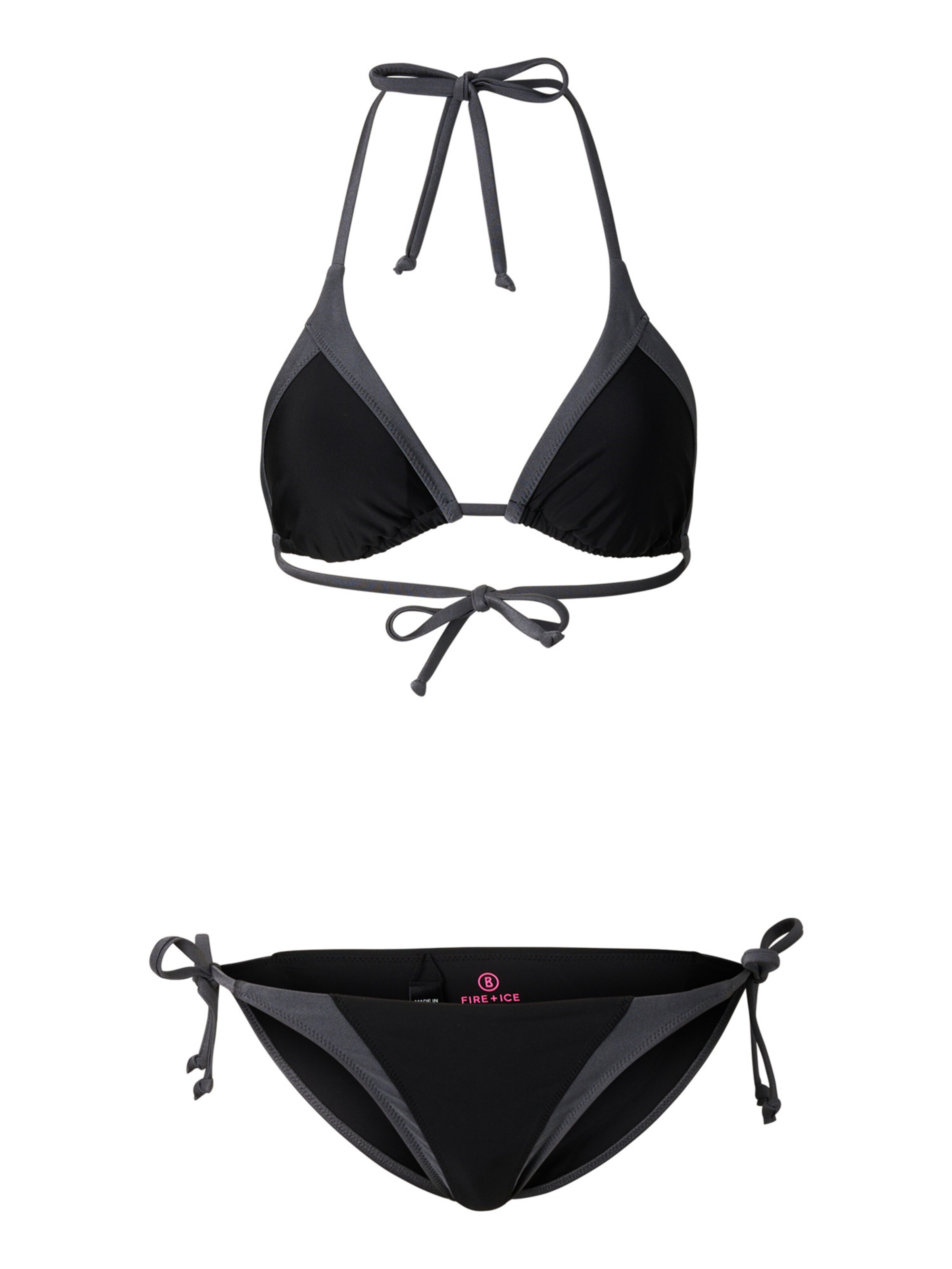 Bogner Fire + Ice Triangle Bikini 'Baila' in Black: front