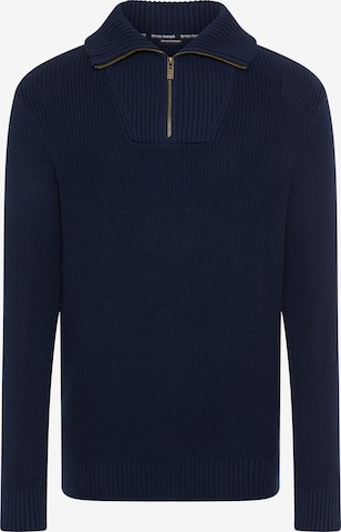 Bruno Banani LM Pullover in Blau: Vorderseite