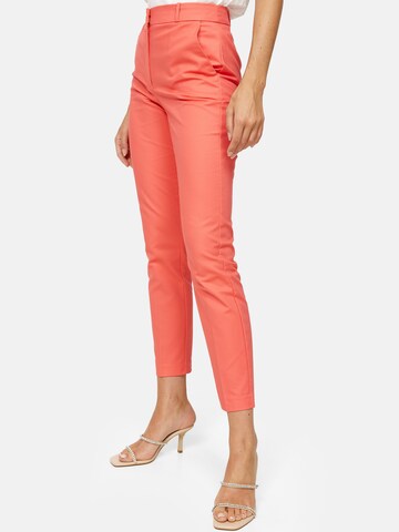 Orsay Slim fit Trousers in Orange