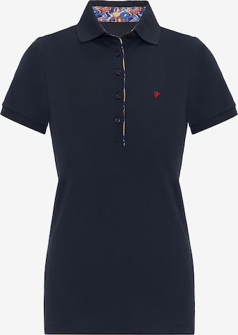 DENIM CULTURE Poloshirt 'Devana' in Blau: predná strana