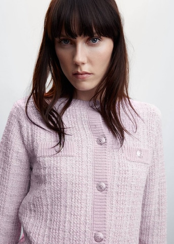 MANGO Knit Cardigan 'Malvi' in Purple