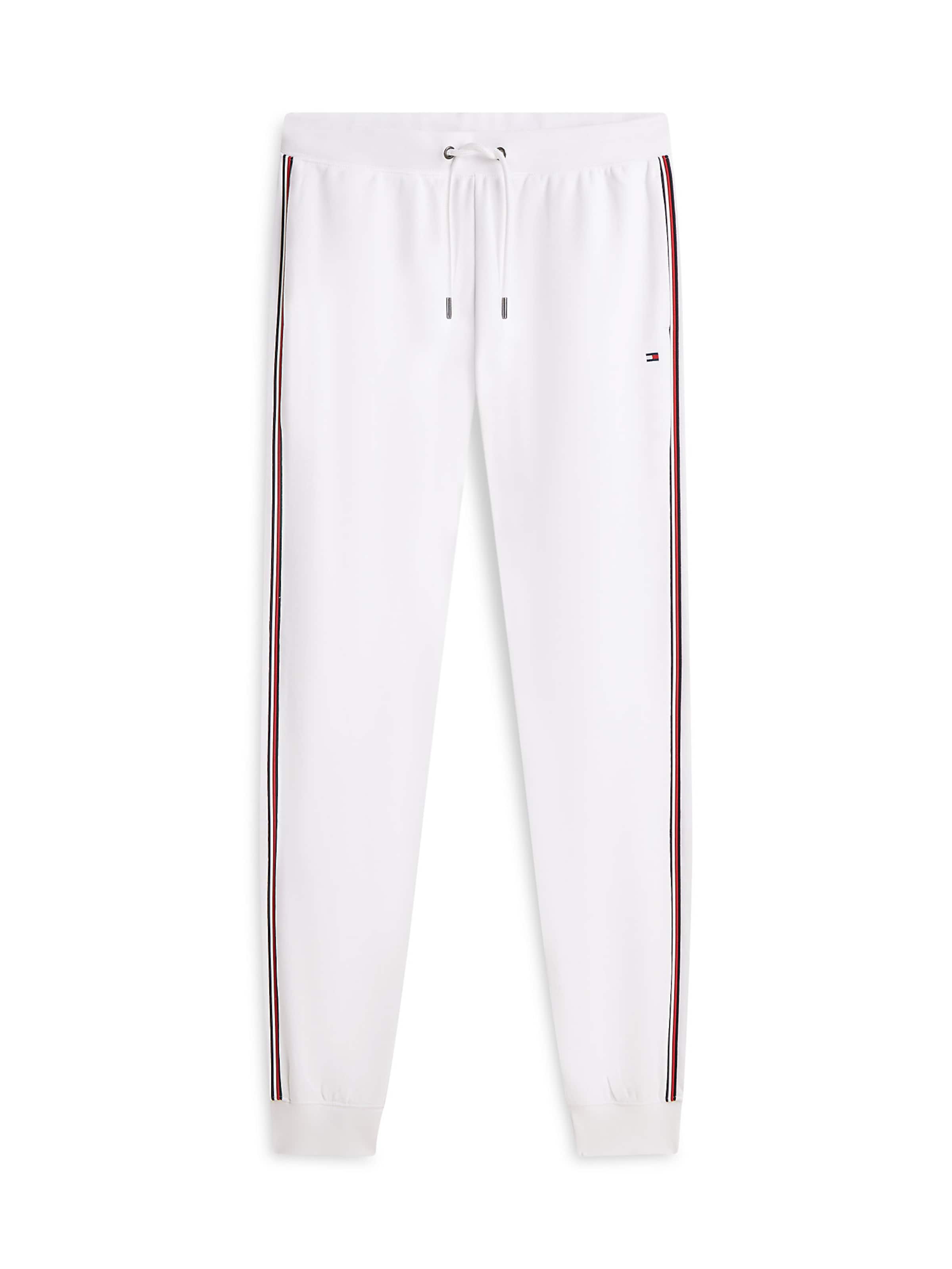 TOMMY HILFIGER Trousers in White: front
