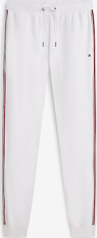Pantalon TOMMY HILFIGER en blanc : devant