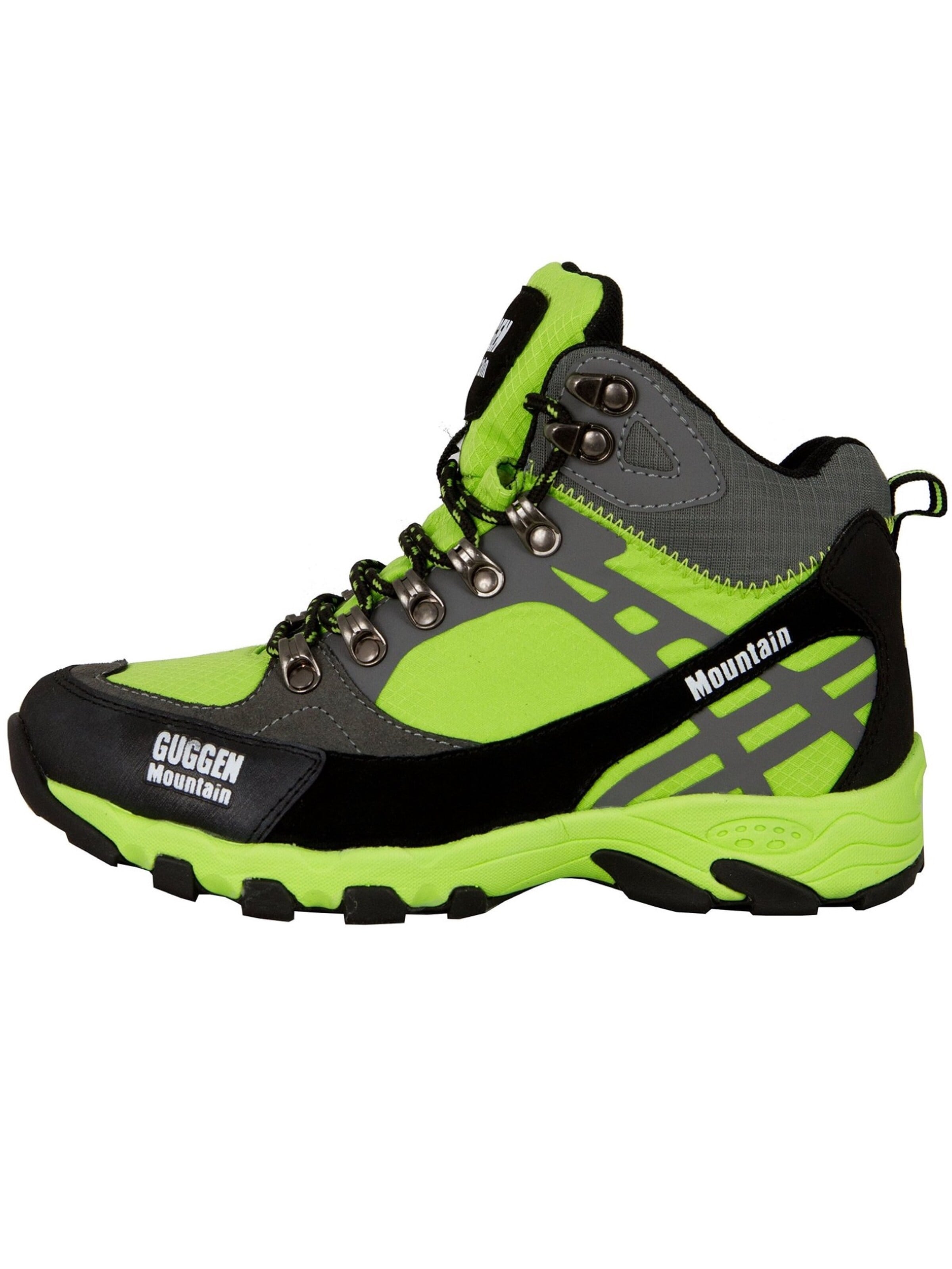 Guggen Mountain Lace-up boot 'M011' in Green: front