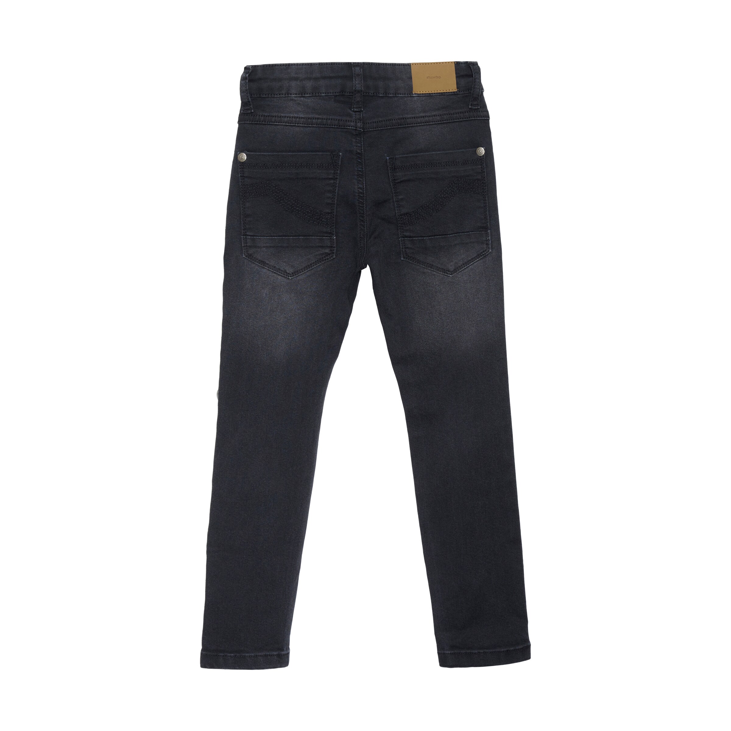 MINYMO Slimfit Jeans in Zwart
