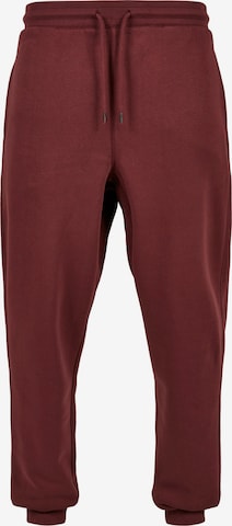 Urban Classics Broek in Rood: voorkant