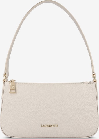 Sac bandoulière 'Bologna' Lazarotti en beige : devant