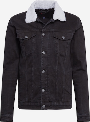 Denim Project Regular fit Between-Season Jacket in Black: front