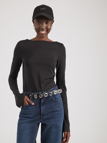 WEEKDAY Shirt 'Annie' in Black: front
