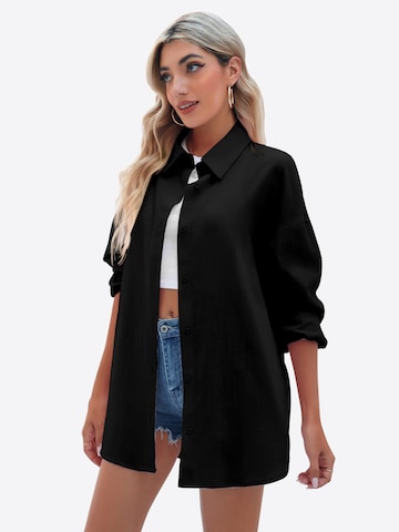 Imily Bela Bluse in Schwarz: Vorderseite