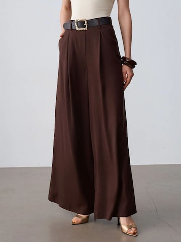 Dilvin Wide Leg Hose in Braun