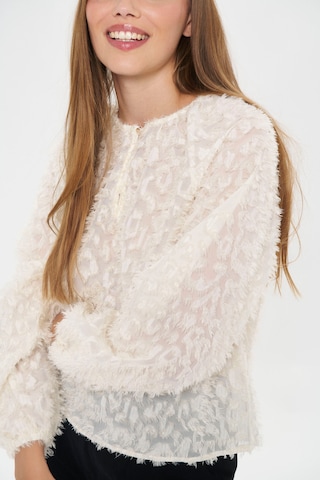 SAINT TROPEZ Bluse i hvid