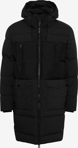 INDICODE JEANS Winter Jacket 'Flik' in Black: front