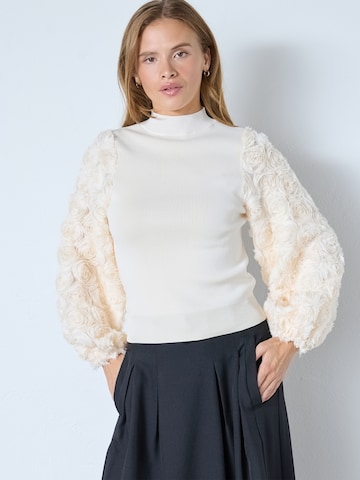 co'couture Svetr ' MerciaCC ' – béžová: přední strana