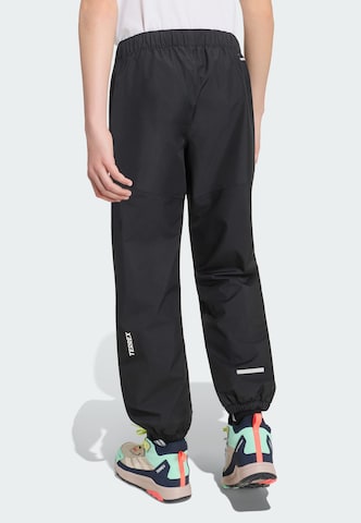 Effilé Pantalon d'extérieur ADIDAS TERREX en noir