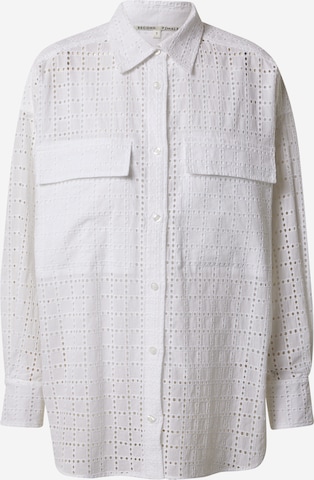 Camicia da donna 'Solfrid' di SECOND FEMALE in bianco: frontale