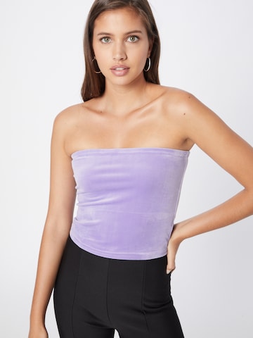 Urban Classics Top in Lila: voorkant