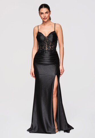 Ombre Evening dress in Black: front