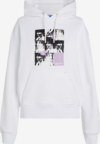 KARL LAGERFELD JEANS Collegepaita värissä valkoinen: etupuoli