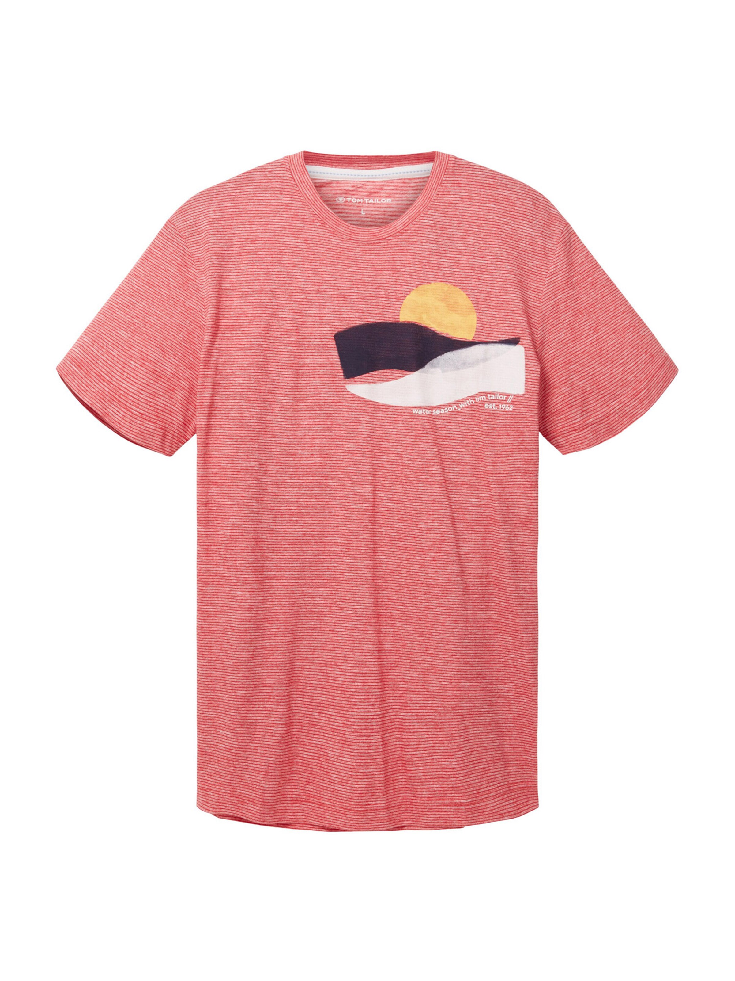 Maglietta di TOM TAILOR in rosso: frontale