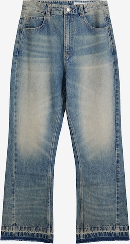 BershkaFlared/zvonoliki kroj Traperice - plava boja: prednji dio