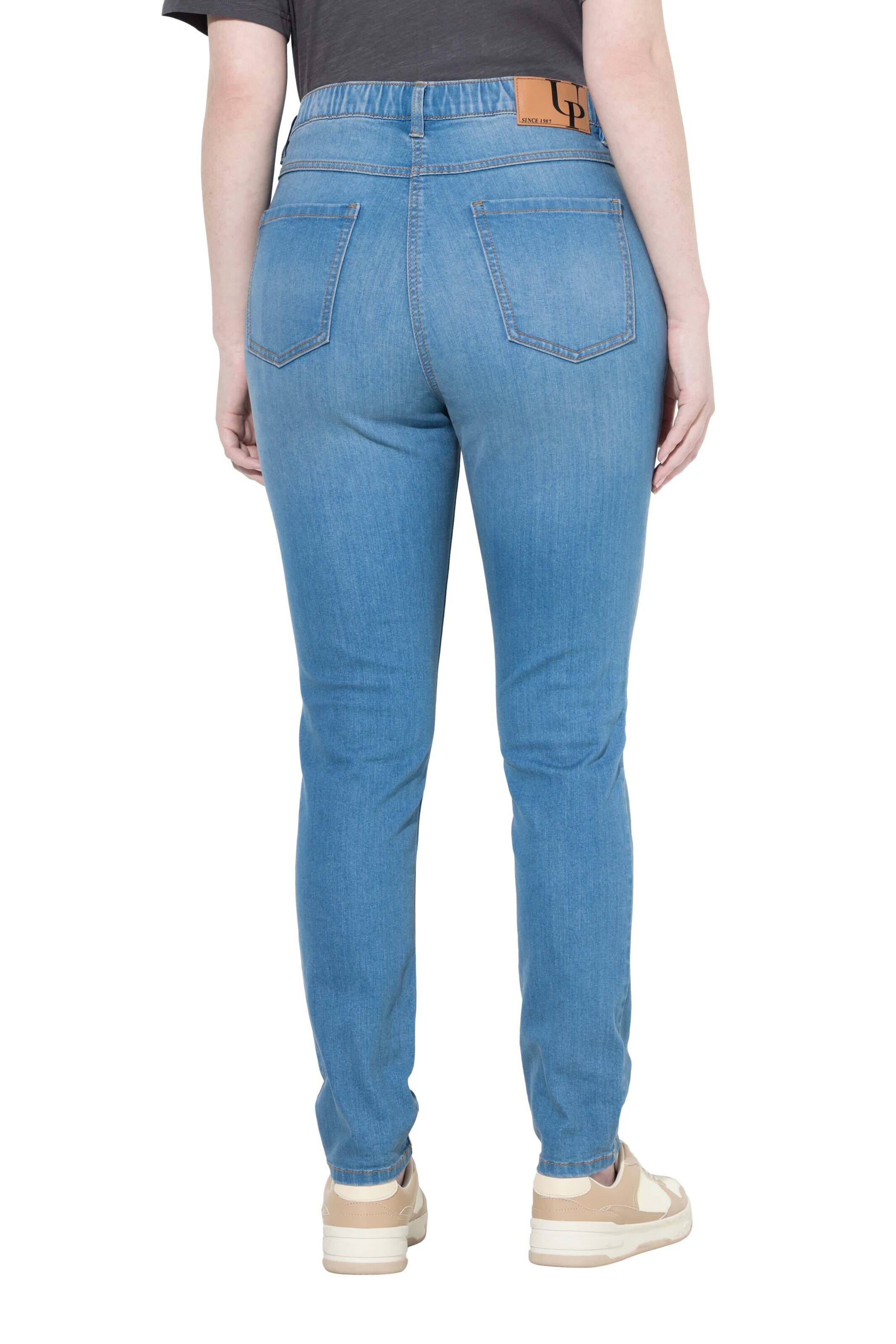Ulla Popken Regular Jeans in Blauw